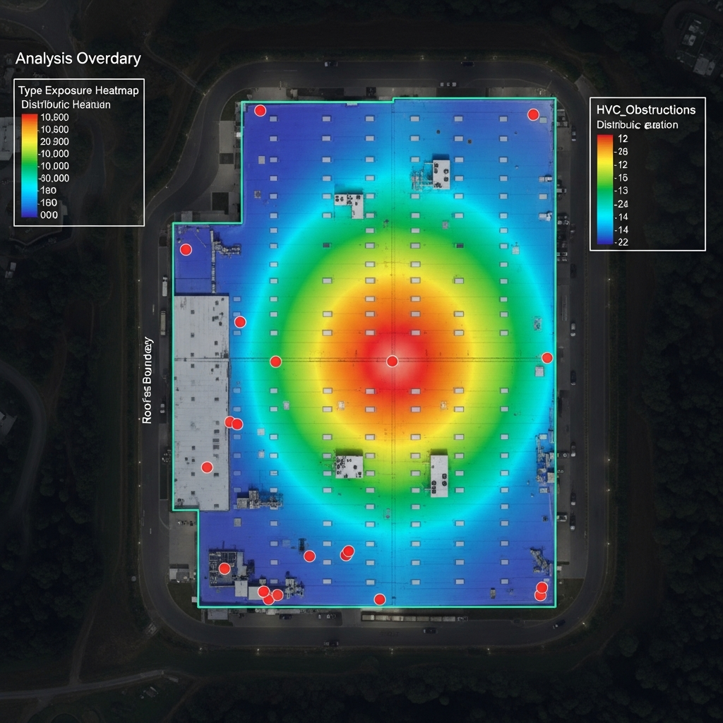 Gemini AI roof analysis heatmap